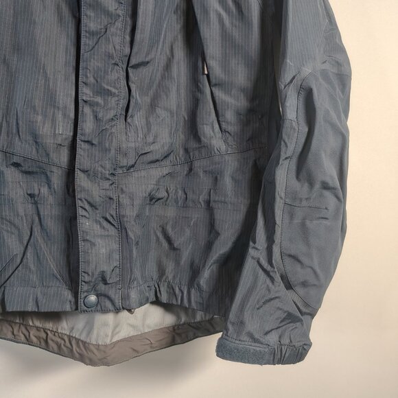 Marmot Stretch Armstrong Jacket Mens Navy Ripstop Waterproof Hood Winter Small - Picture 6 of 16